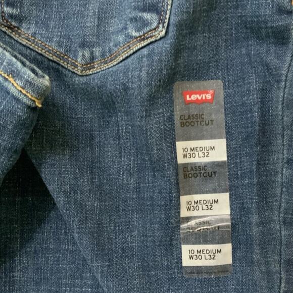 Levis Red Tab Jeans Mens 30x32 Classic Bootcut Dark Wash Streetwear Denim NWT - Picture 15 of 15